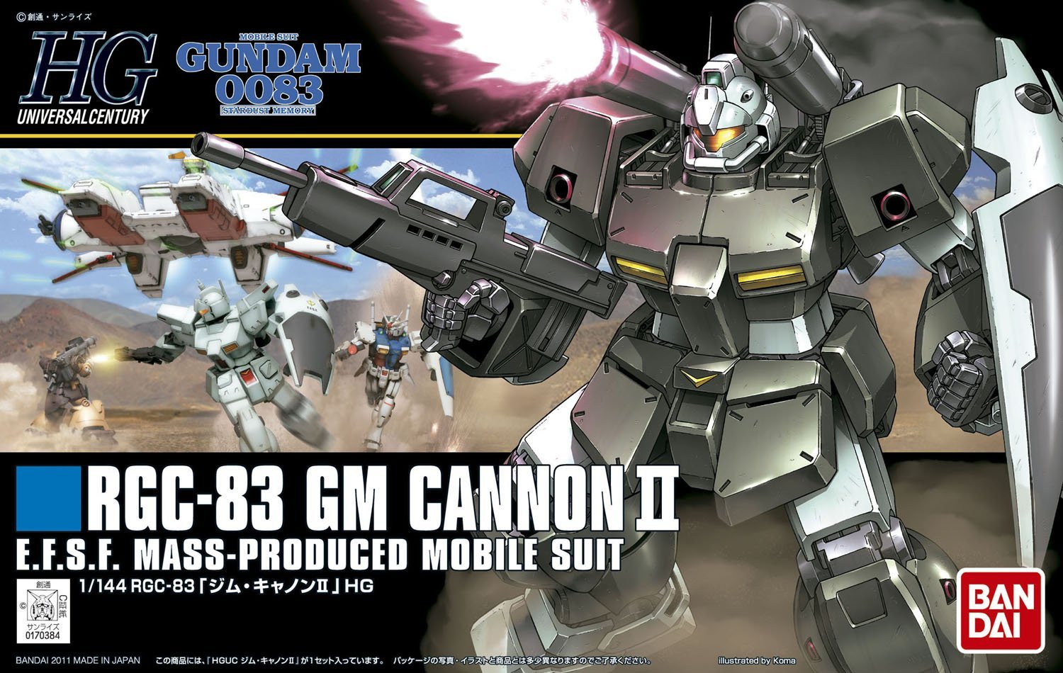 HGUC 1/144 GM Cannon II