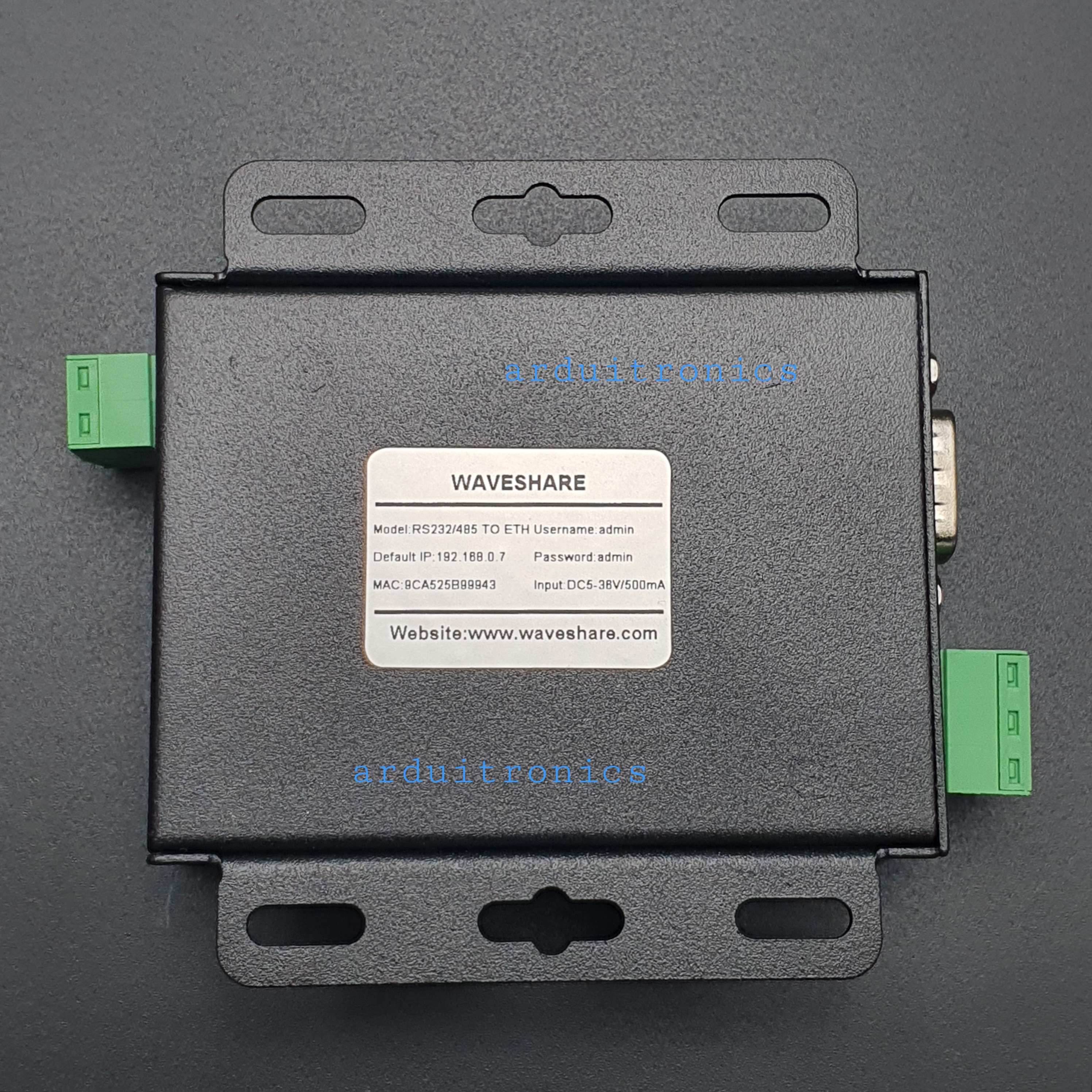 Industrial RS232/RS485 to Ethernet Converter (ของแท้จาก Waveshare)