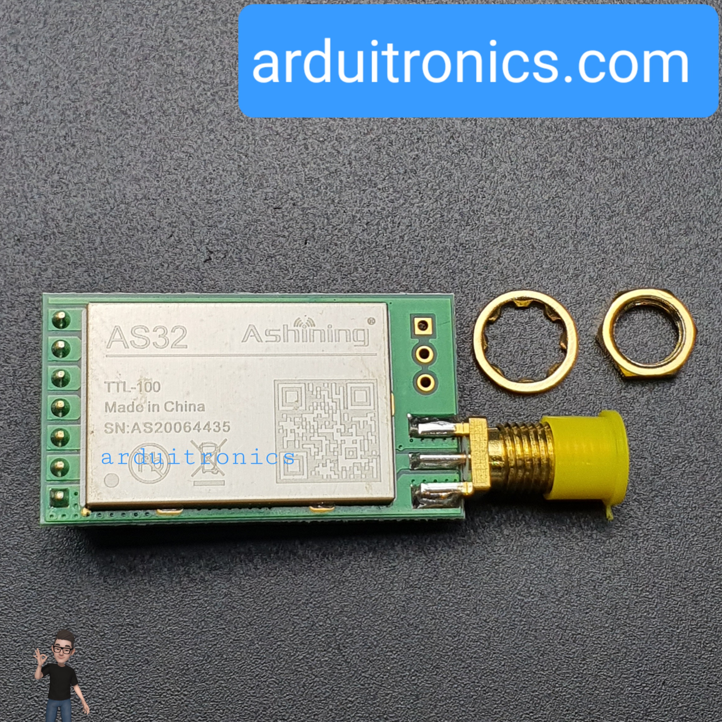SX1278/SX1276 Wireless Module 433MHz LORA 3km (UART Interface)