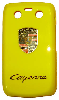 เคสโทรศัพท์มือถือแบบฝาหลัง พลาสติกแข็ง Porsche Cayenne Yellow Blackberry BB9700