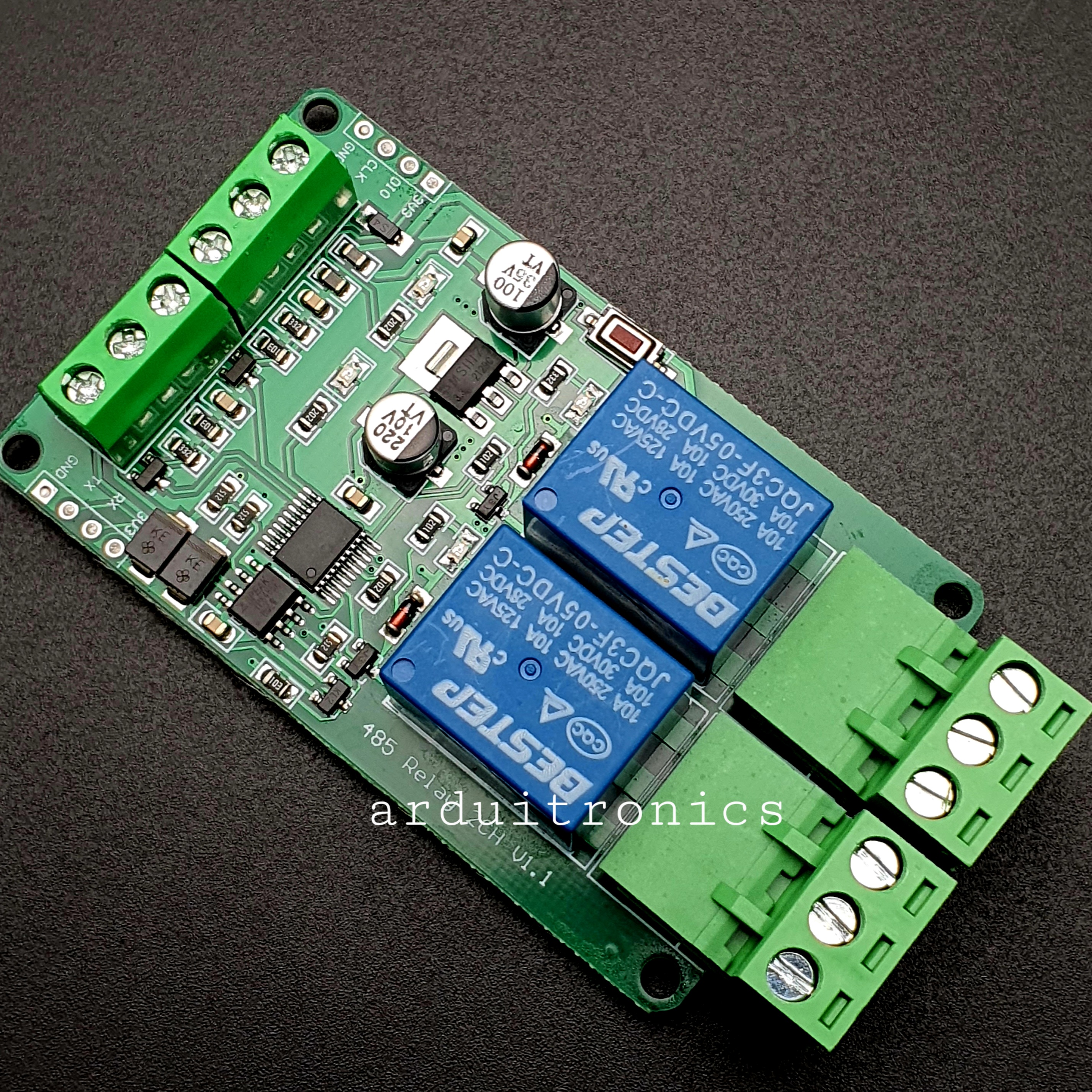 Modbus - RTU 2 Channel Relay Module RS485/TTL (5V)