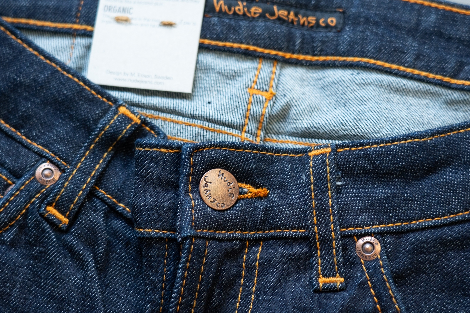 Skinny Lin Rinsed Twill Blue [RARE] ยีนส์ผ้าดิบแช่น้ำ