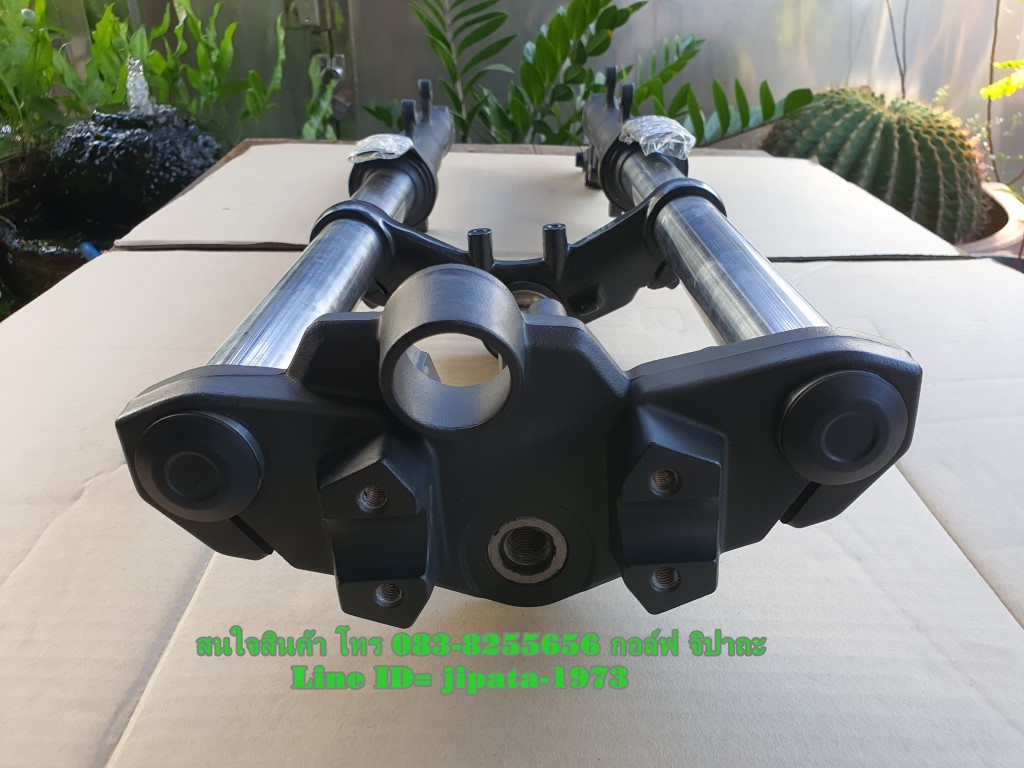 (Z300) ชุดโช้คอัพหน้าและแผงคอ บน ล่าง Kawasaki Z300 แท้