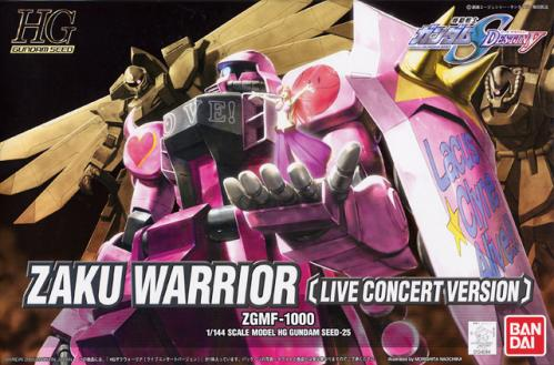 HG 1/144 ZGMF-1000 Zaku Warrior (Live Concert Ver.)
