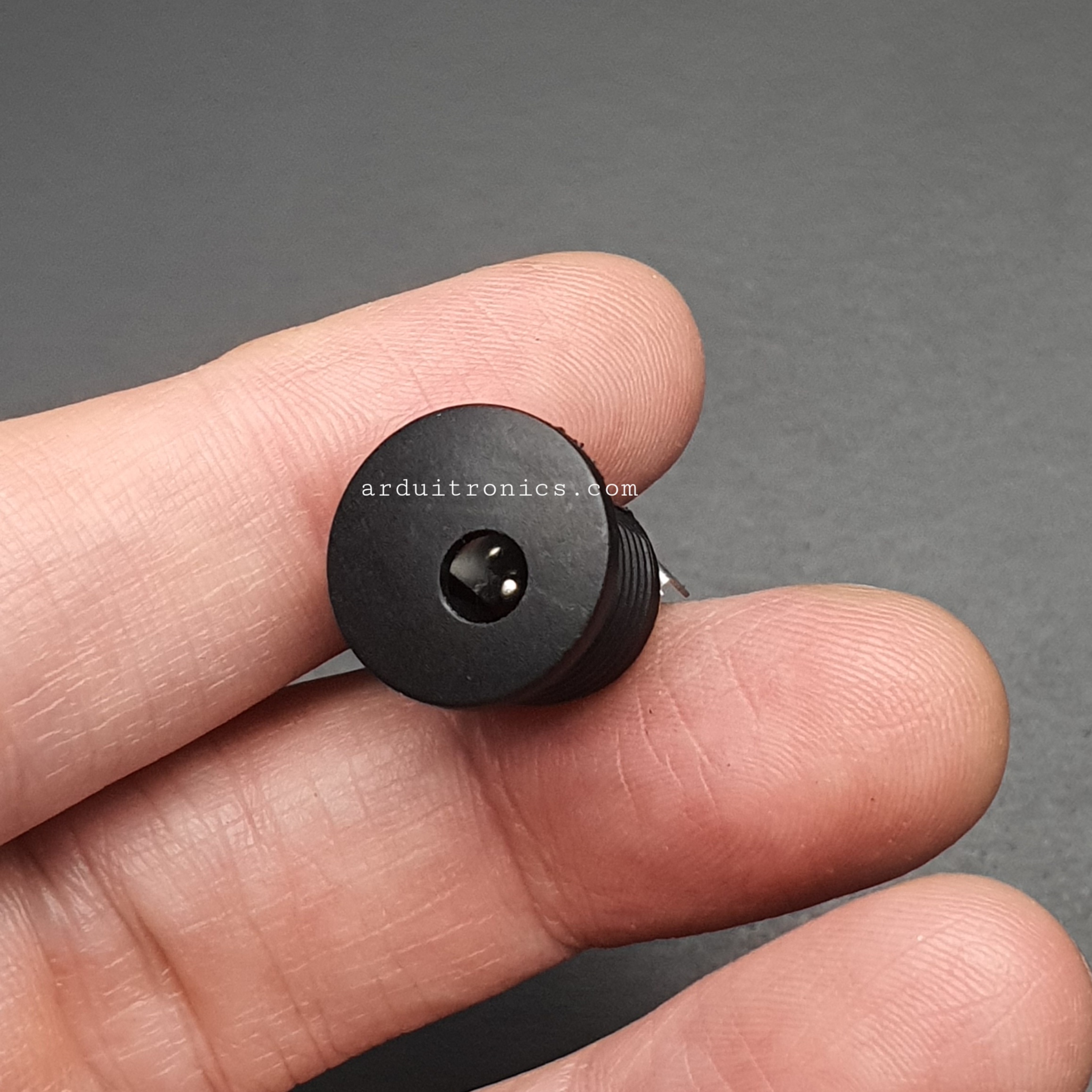 DC-022 Power Outlet DC Block 5.5 x 1.3mm Power Female Socket สีดำ 3 ขา