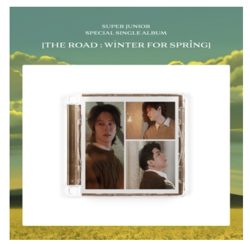 Super Junior - Special Single Album [The Road : Winter for Spring ] Limited Edition หน้าปก C ver - ส่ง เครืองบิน