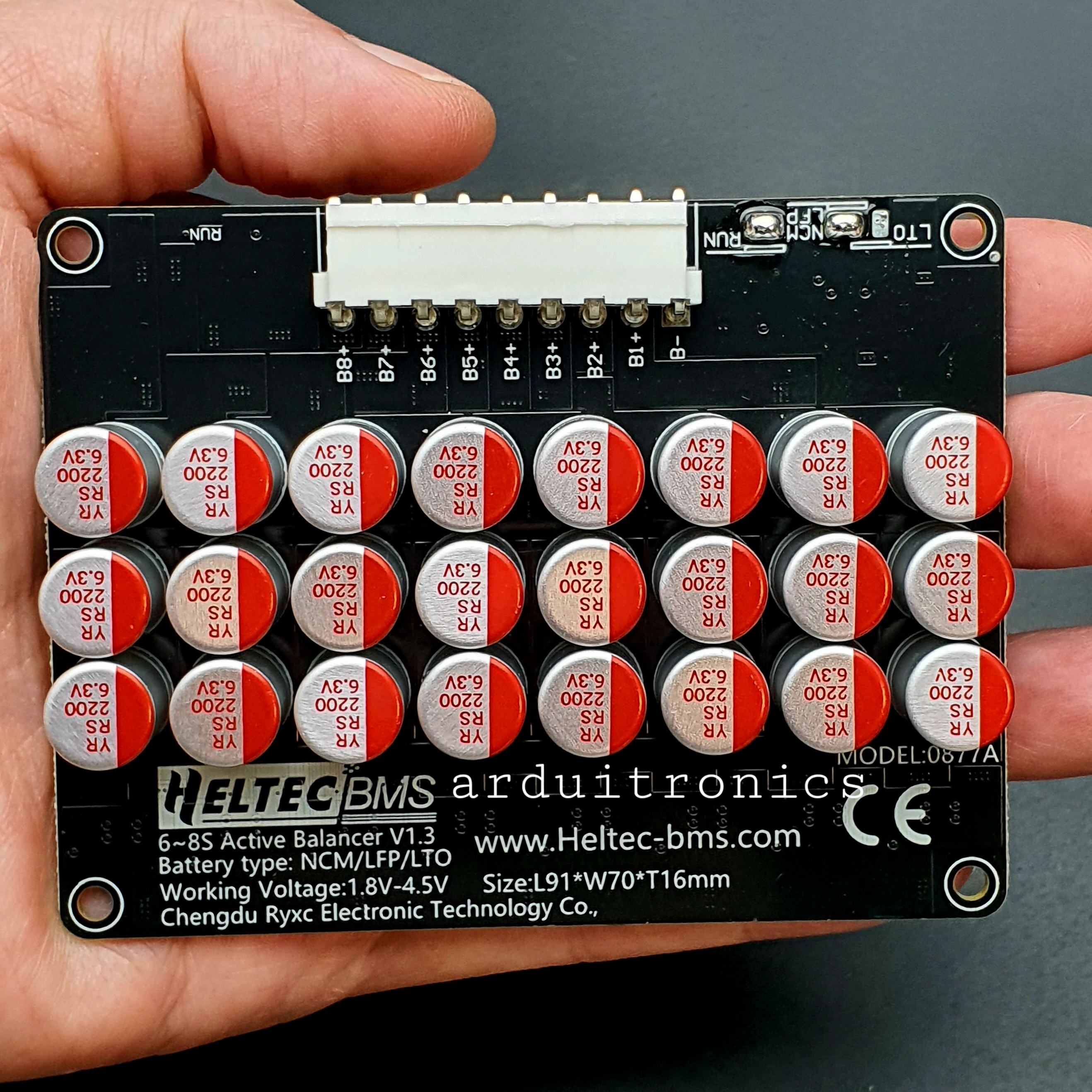 Active Balance LiFePo4 NMC (6~8S Li-ion Lifepo4 LTO)