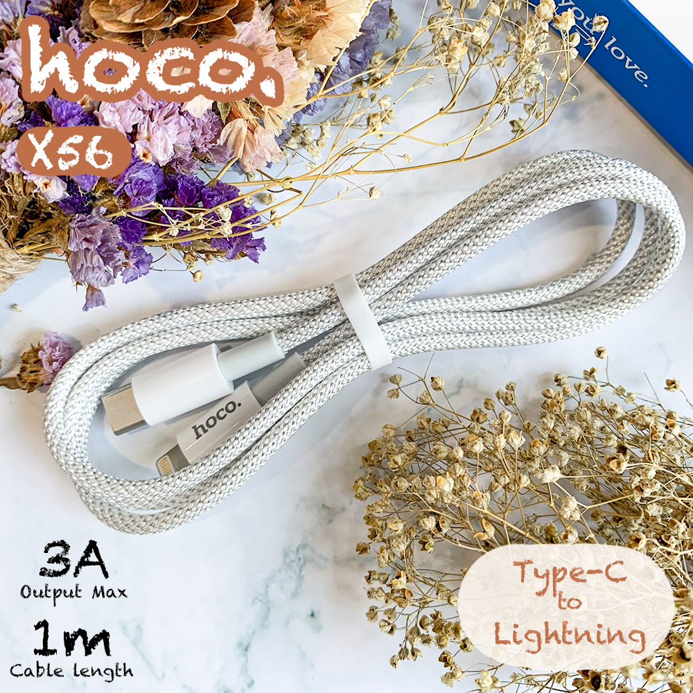 สายชาร์จ HOCO X56 USB Type-C to Lightning PD 20W สำหรับ iPhone 12 ของแท้100% ราคา 100 บาท ปกติ 290 บาท
