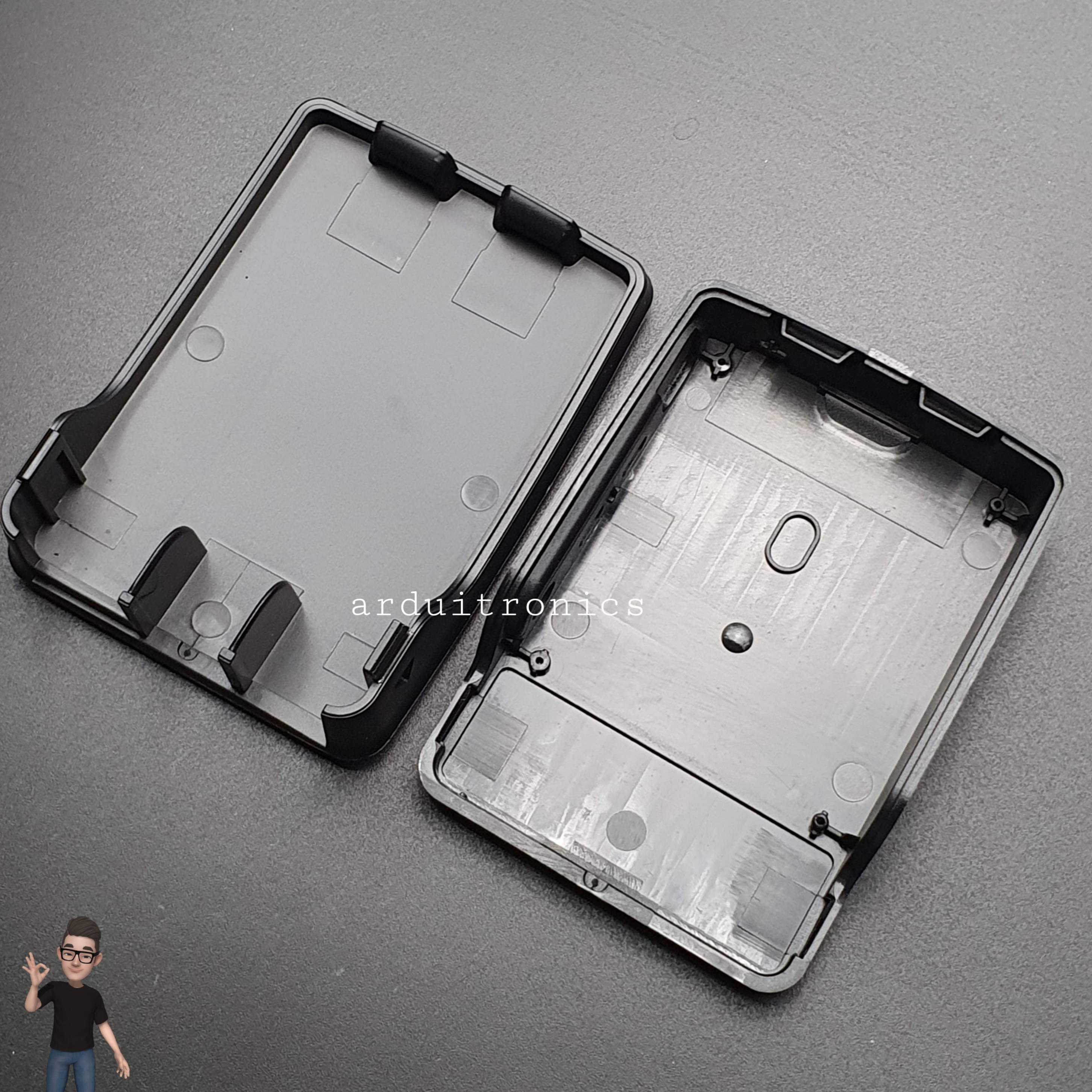 Raspberry Pi 4B Case (Black Color) สีดำ มีโลโก้ Pi