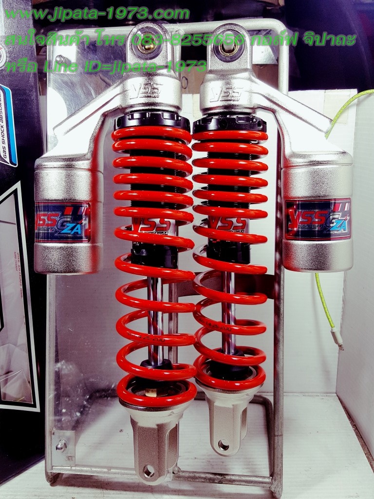 (PCX) โช้คอัพหลังคู่ YSS รุ่น G-ZA สำหรับรถรุ่น Honda PCX สี ดำ-แดง