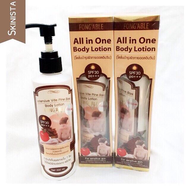 All in one body Lotion by skinista ออลอินวัน บอดี้ โลชั่น