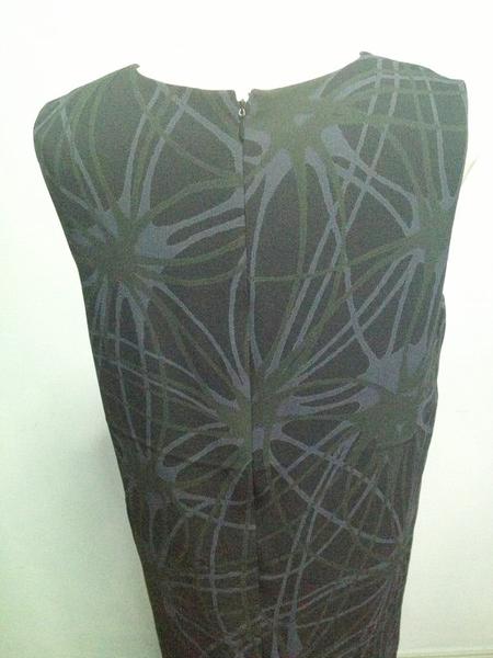 เดรสทรงตรงยาวลายสวย XL ของใหม่จากญี่ปุ่น