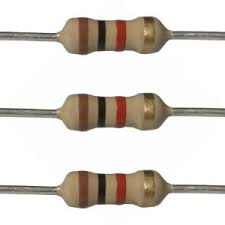 Resistor 1K Ohm (1/4W +-5%) แพ็คละ 1000 ตัว