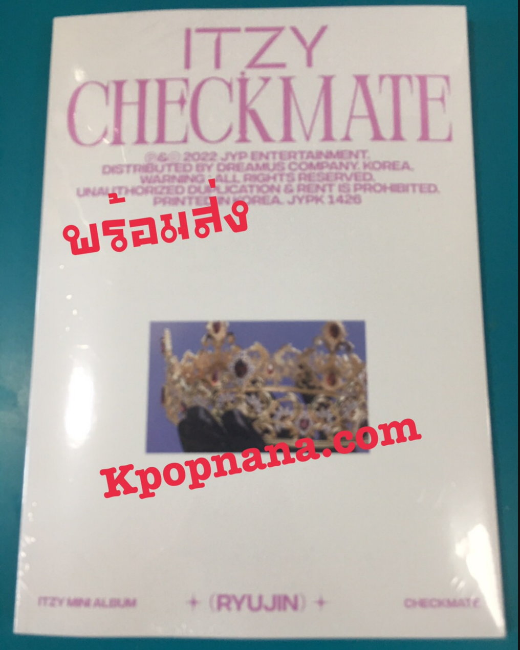 ITZY - MINI ALBUM [CHECKMATE] แบบ STANDARD EDITION หน้าปก Ryujin พร้อมส่ง