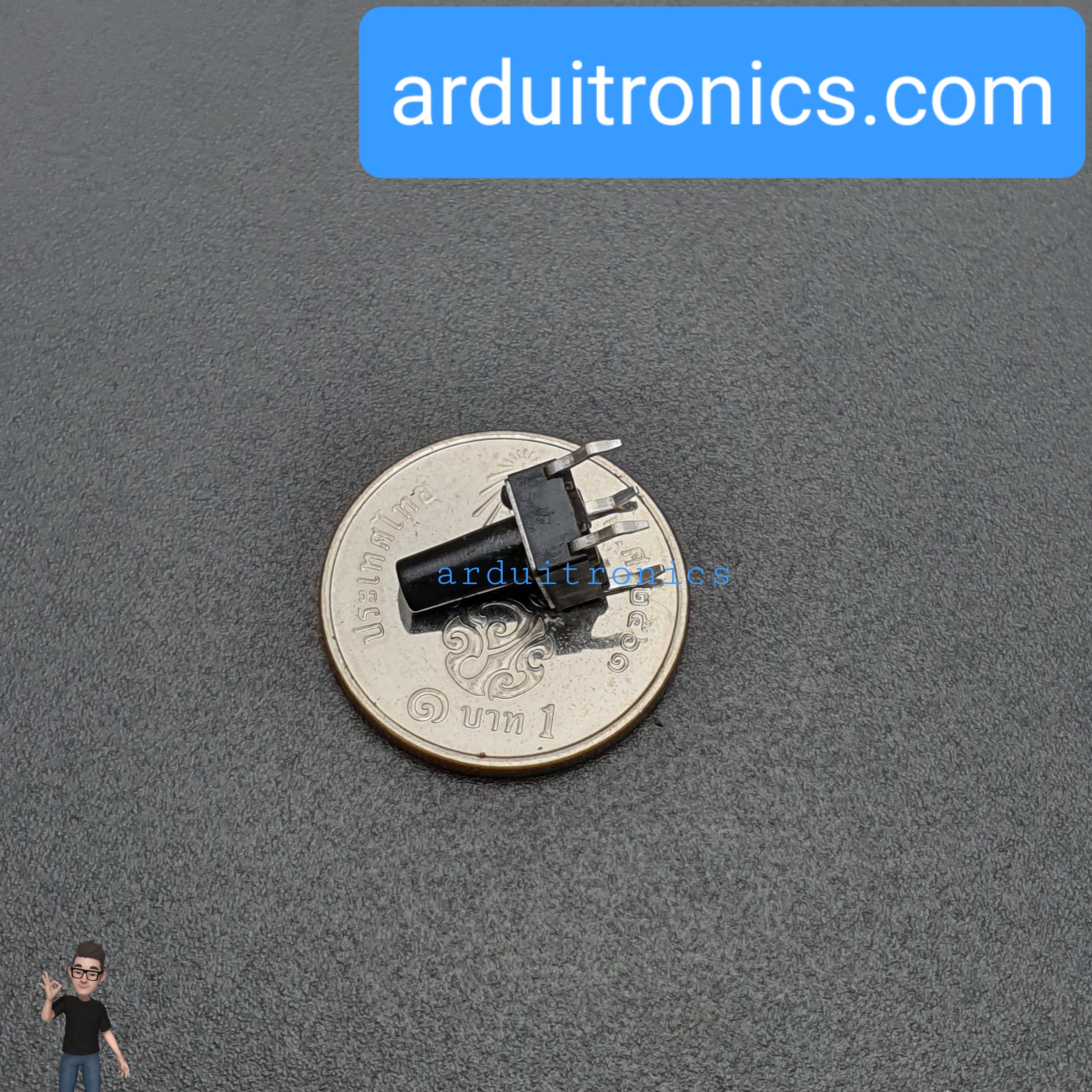 Tact Switch 6X6x10.5mm ไมโครสวิตช์ กดติดปล่อยดับ (หัวกลม)