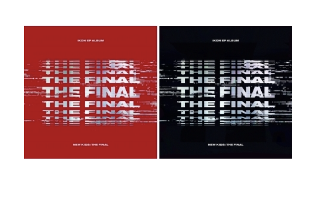 iKON - EP Album [NEW KIDS : THE FINAL] หน้าปก BLACKOUT + REDOUT ver.
