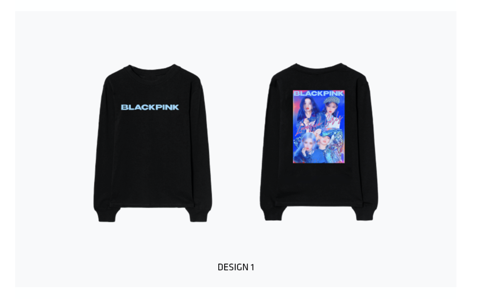 Blackpink -[THEALBUM] BLACKPINK SWEATSHIRTS ระบุ size ที่ต้องการ