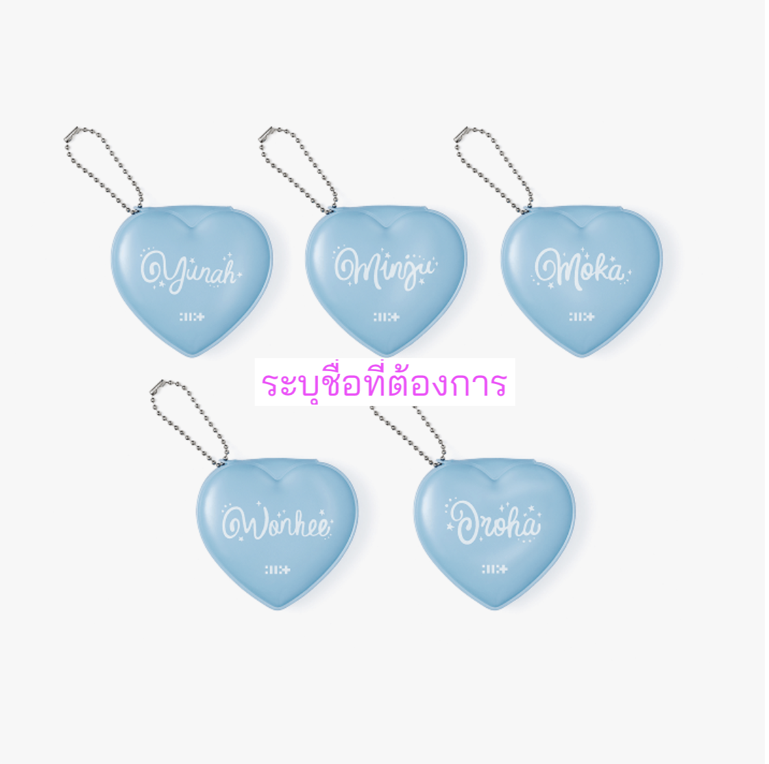 ILLIT -2025 ILLIT GLITTER DAY Official Merch. -Mini Photo Holder ระบุ ชื่อที่ต้องการ