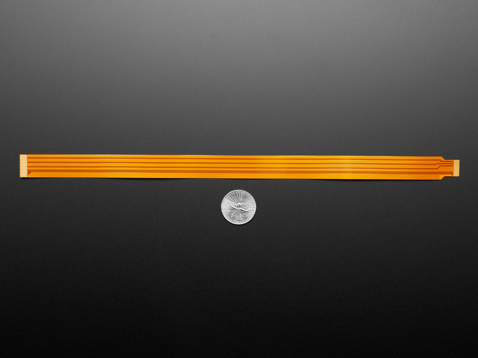 Official Raspberry Pi CSI FPC Flexible Cable 300mm for Raspberry Pi 5, 22Pin To 15Pin, Suitable For CSI Camera Modules