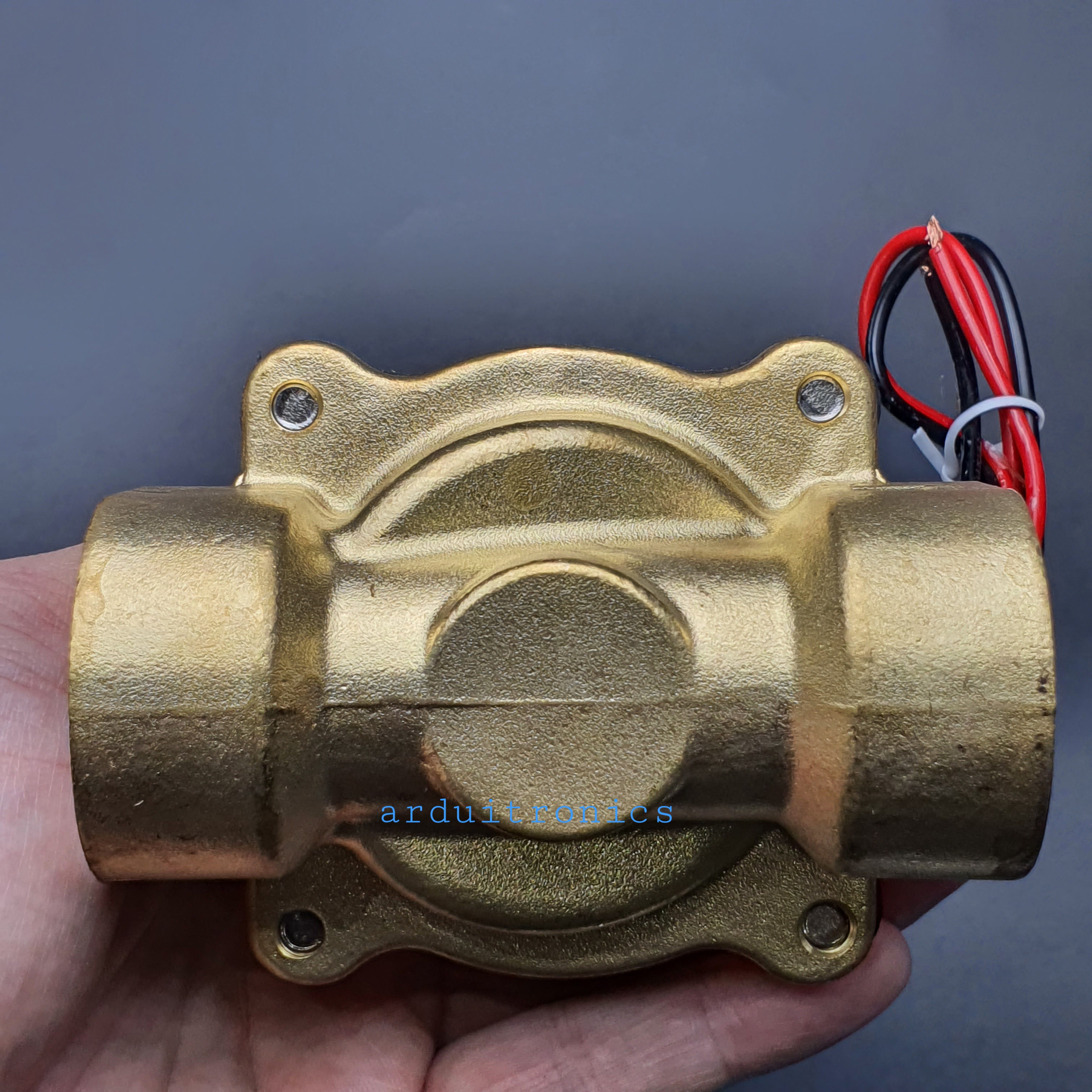 โซลินอยวาล์ว ทองเหลือง (Solenoid Valve Normally Closed) 8 หุน (1") 12VDC - ยี่ห้อ Senya 2W-250-25