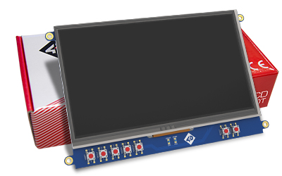 4DCAPE 4.3" LCD Touch screen