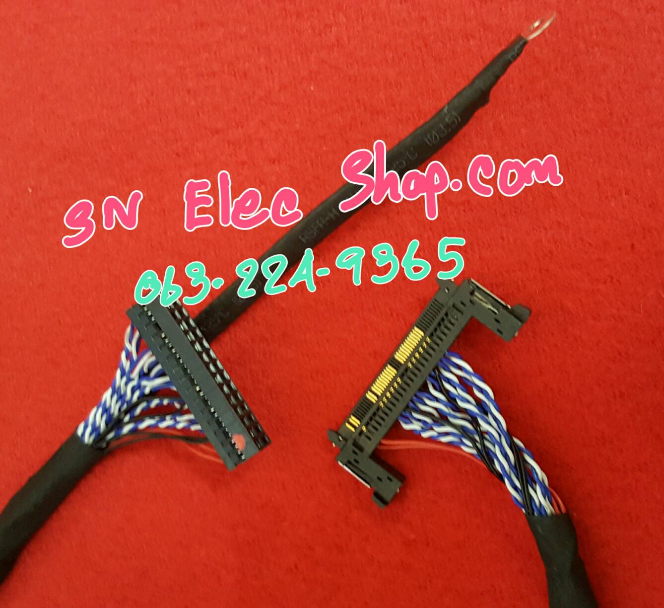 สายแพสำหรับ บอร์ดแปลง LCD,LED Universal ชุด 6 เส้น