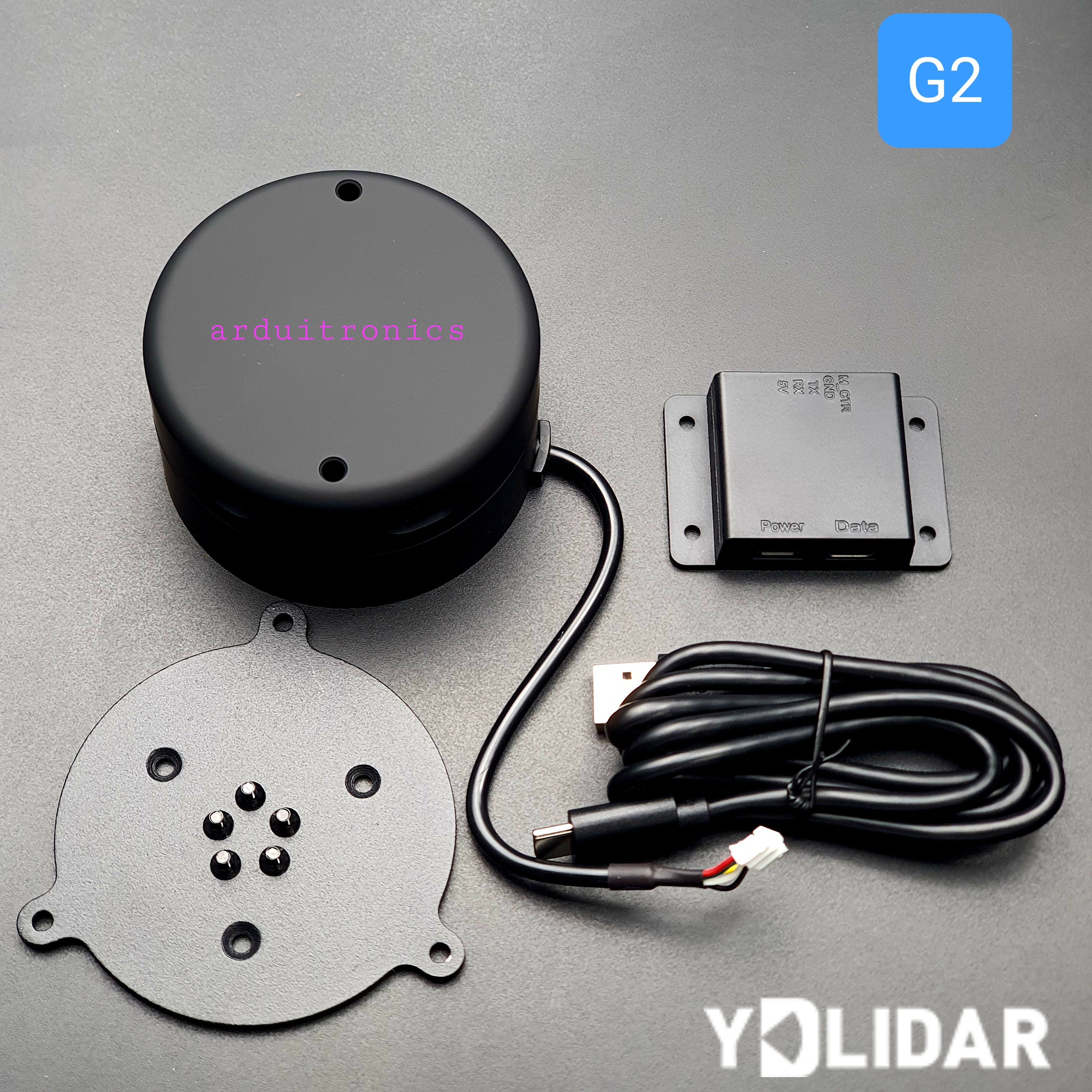 YDLIDAR G2 Lidar – 360-degree Laser Range Scanner (12m) - Supports ROS