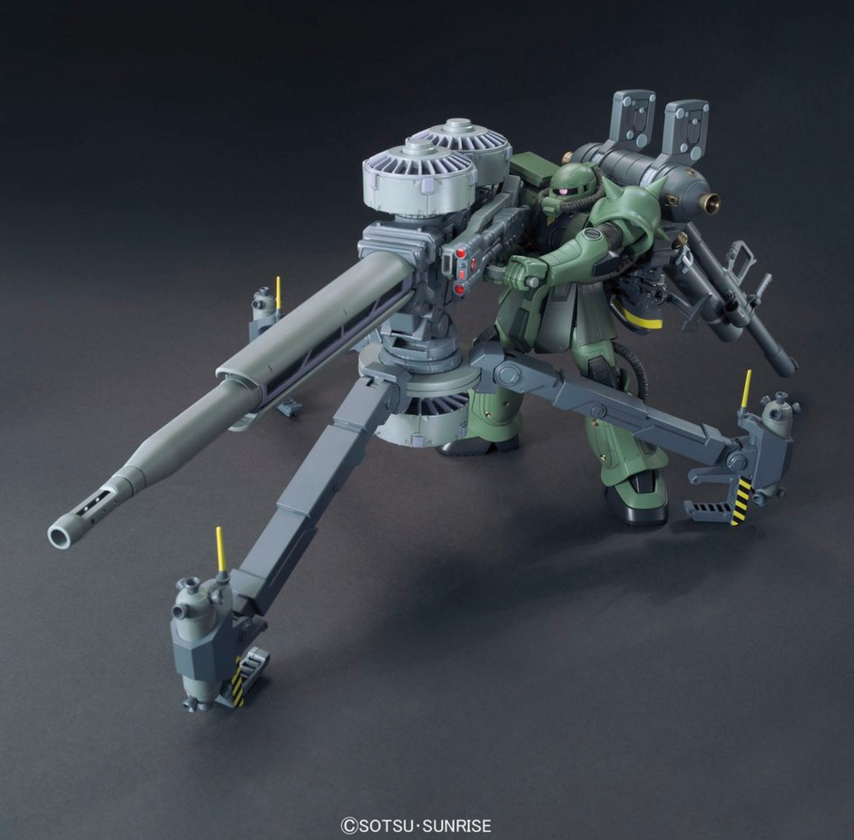 HG 1/144 MS-06 Zaku II + Big Gun Set (Gundam Thunderbolt Ver.)