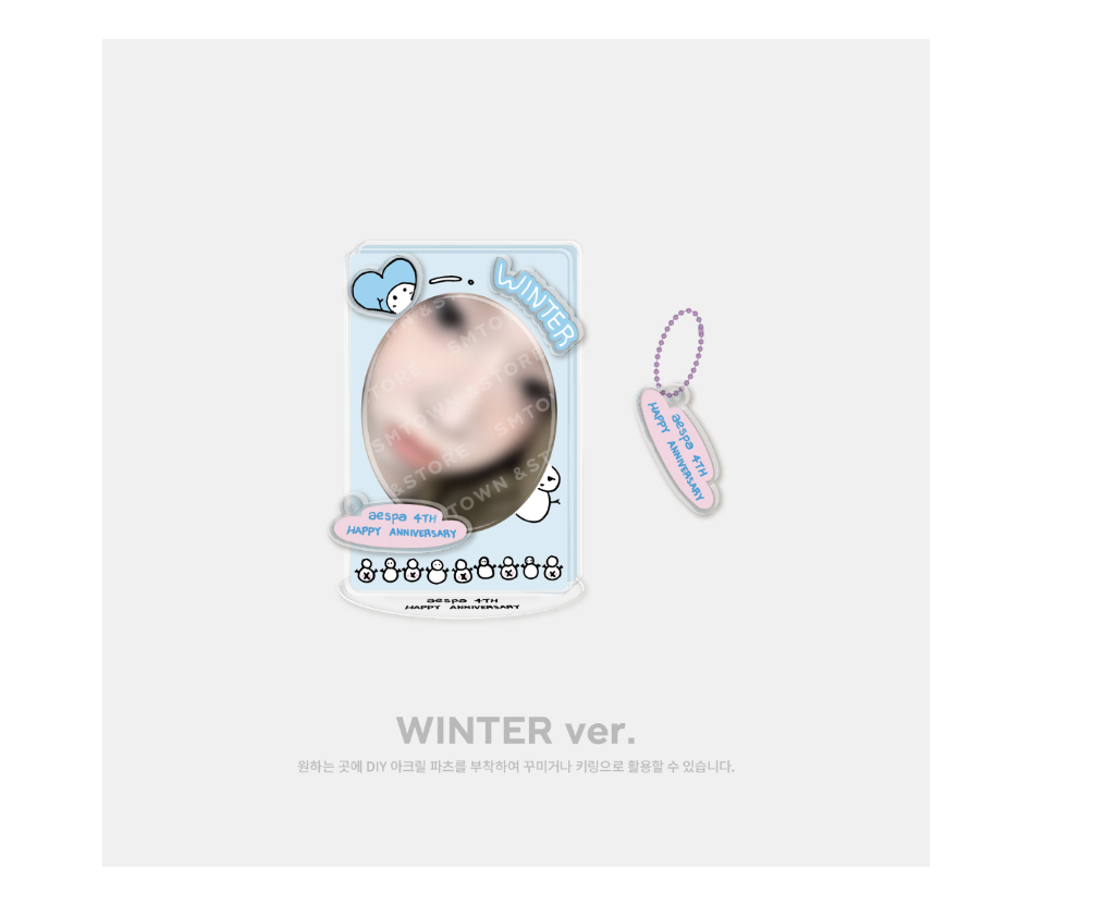 aespa - [2024 aespa 4TH ANNIVERSARY MD] -DIY ACRYLIC STAND SET แบบ winter