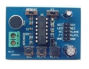 Voice and Sound Record + Playback Module - ISD1820