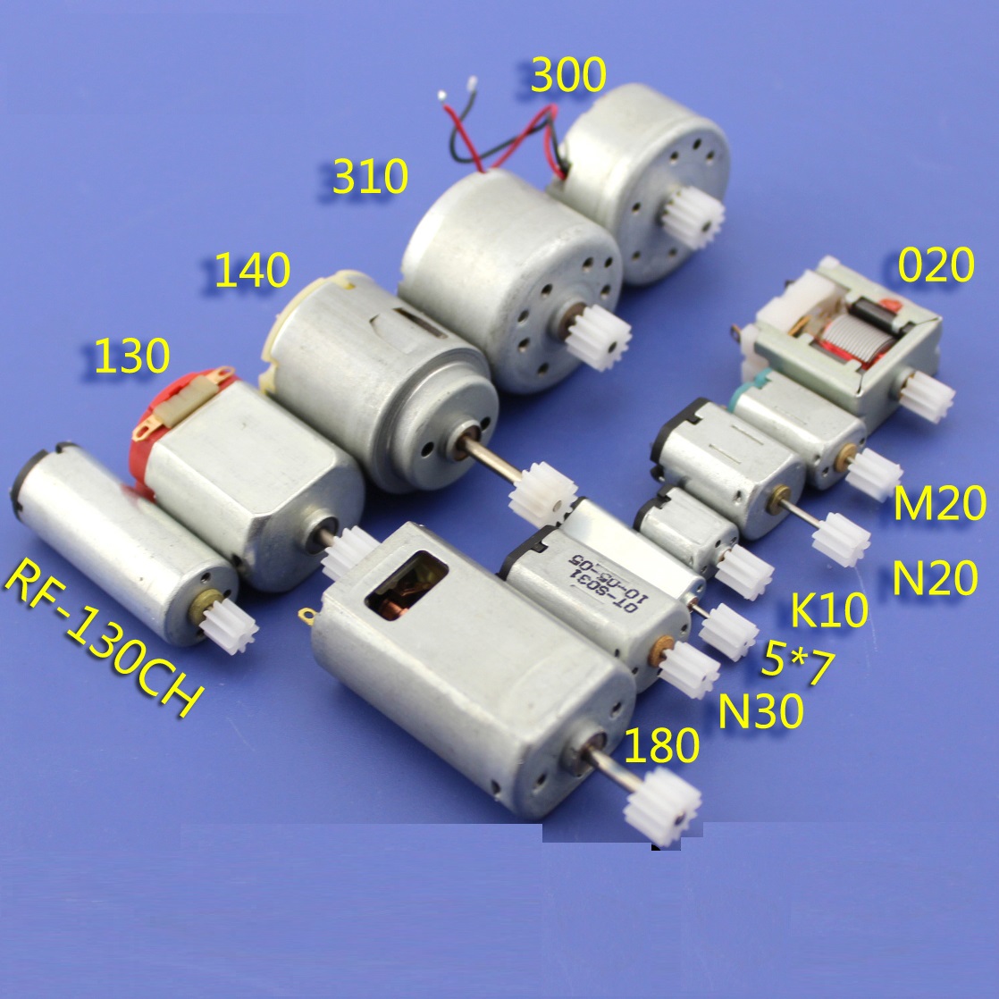 DC Motor / Gear Set (12 แบบ)