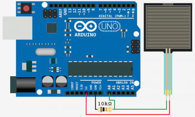 Force Sensitive Resistor FSR - Square (Sparkfun/Adafruit)