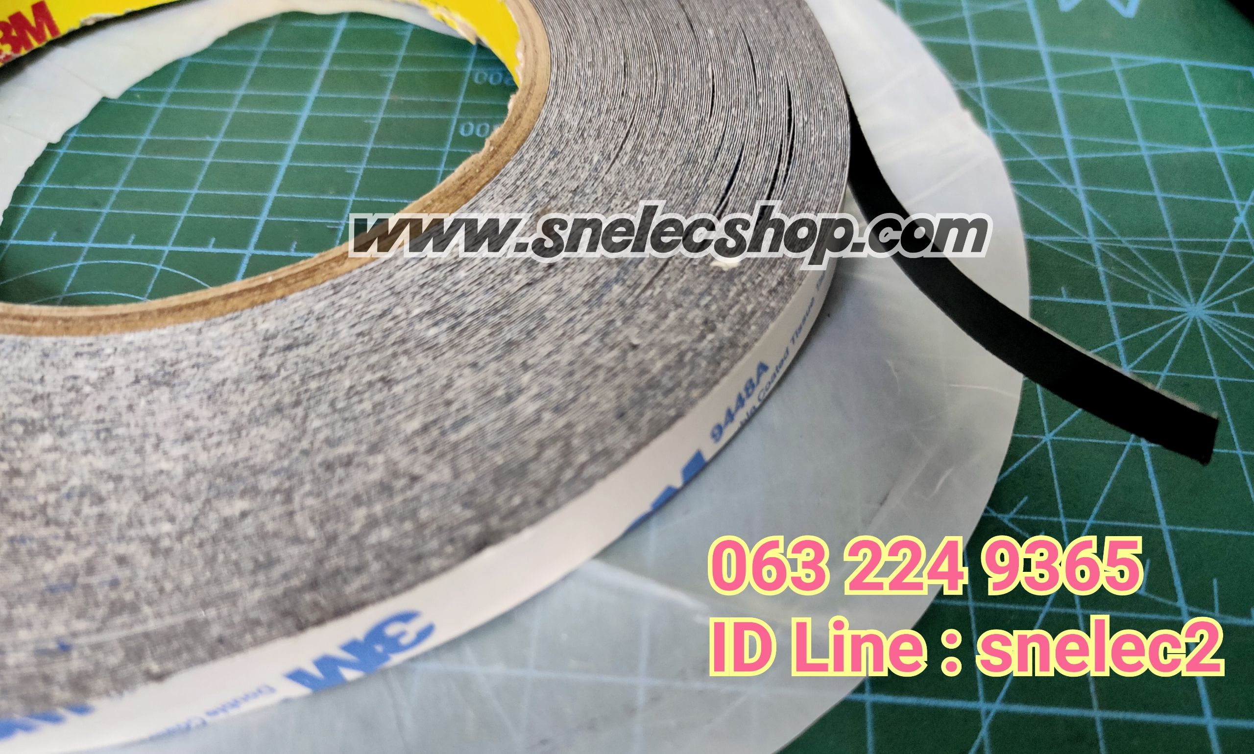 เทปกาว3M 2หน้า สำหรับติด LED หน้ากว้าง 1cm.