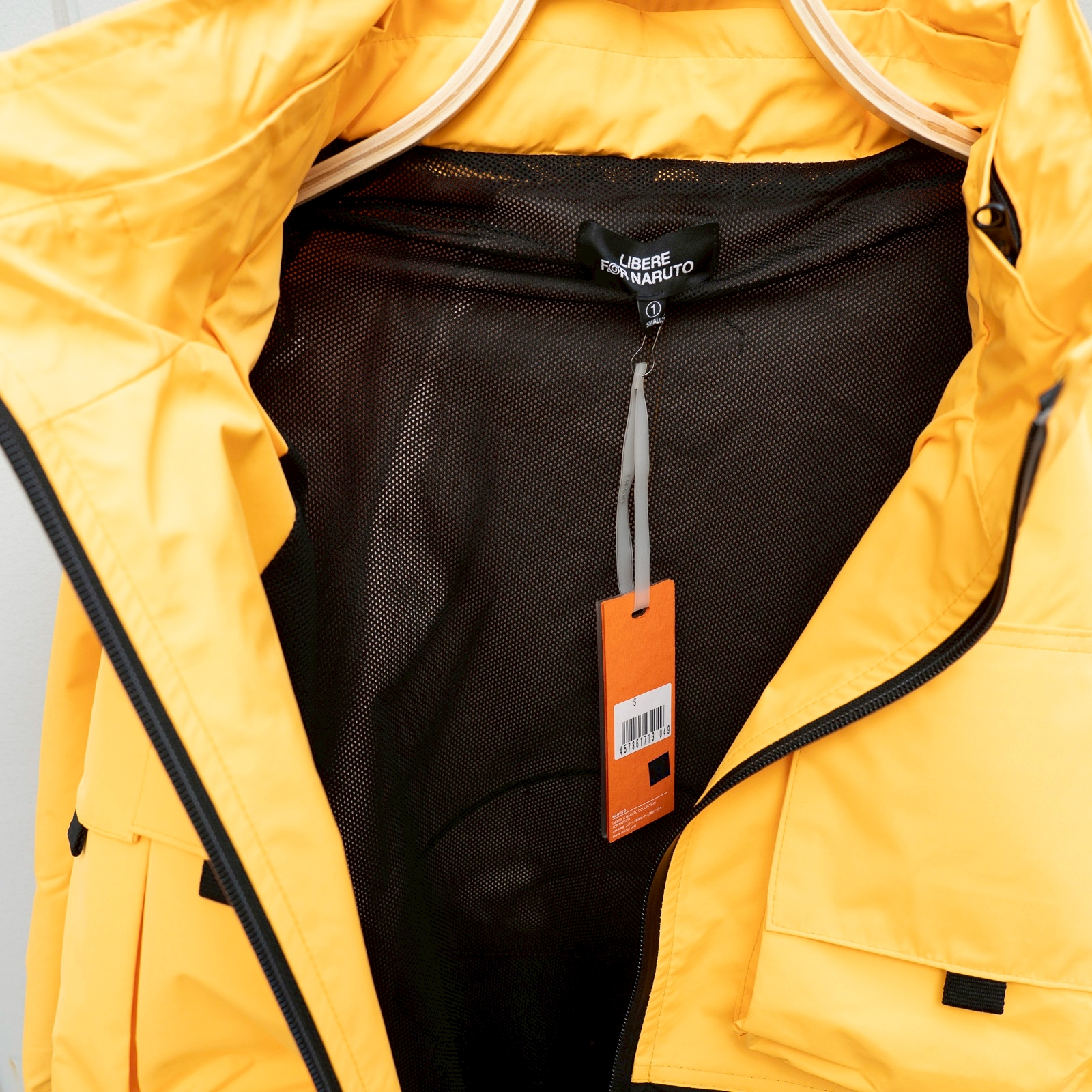 LIBERE x NARUTO – TACTICAL SHELL JACKET - Yellow - POND-SHOP: ร้าน 