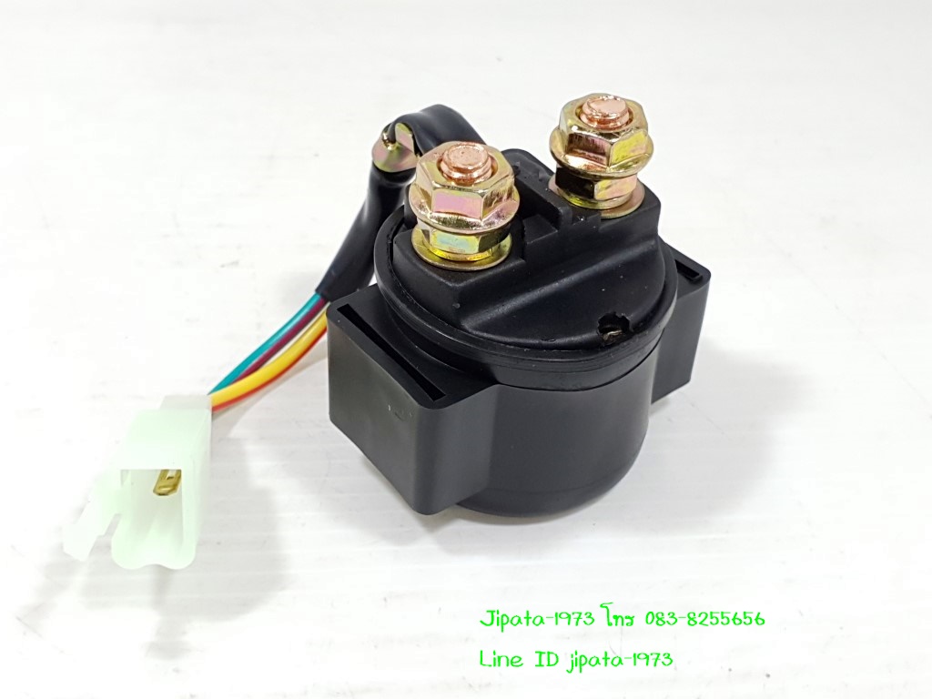 (Step 125) รีเลย์สตาร์ทแบบ 2 สาย สามารถใช้กับ Lifan ,แพลตินั่ม,GPX,Step 125 และรุ่นอื่นๆ งานเกรดเอ