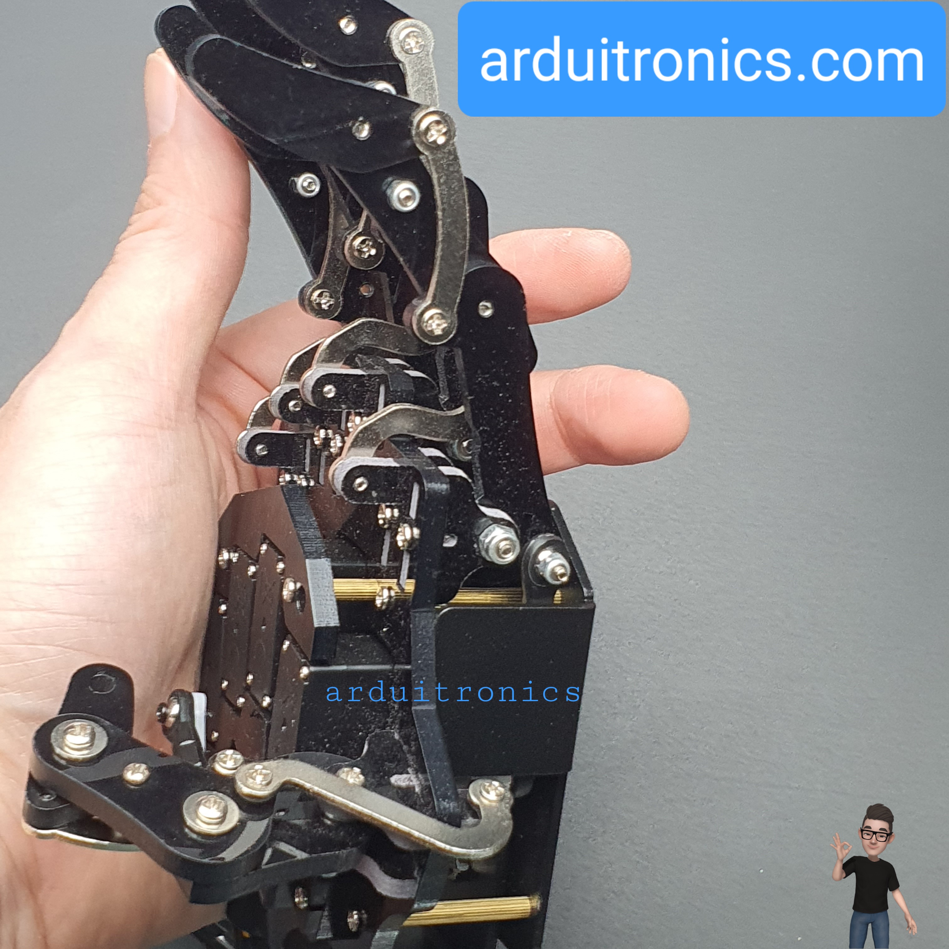 Robot Hand (Right) Kit ประกอบให้แล้วพร้อมใช้