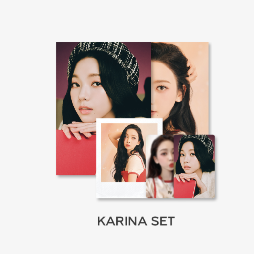 aespa - ของสะสม 2022 SM ARTIST SEASON'S GREETINGS PHOTO PACK - แบบ karina