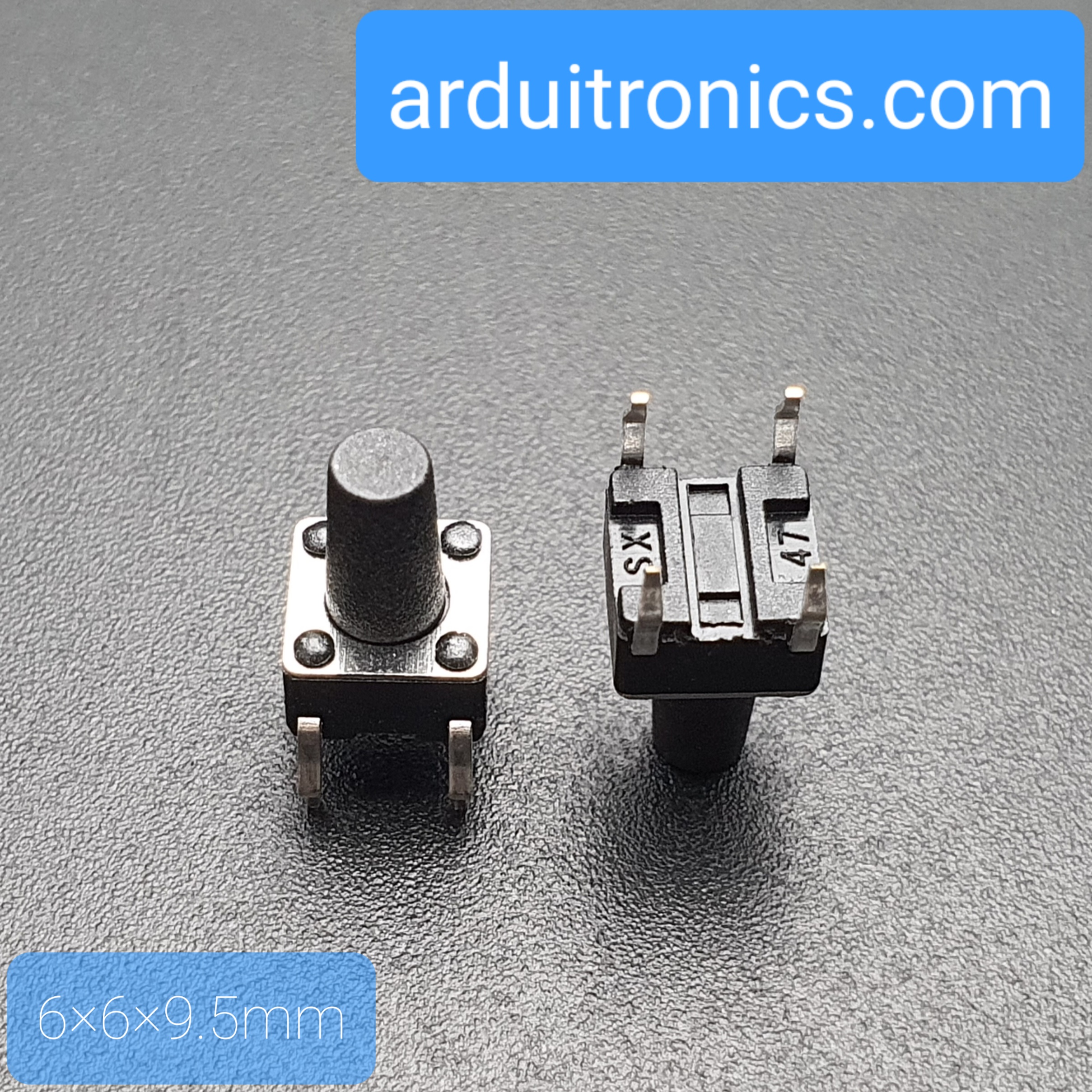 Tact Switch 6X6x9.5mm ไมโครสวิตช์ กดติดปล่อยดับ (หัวกลม)