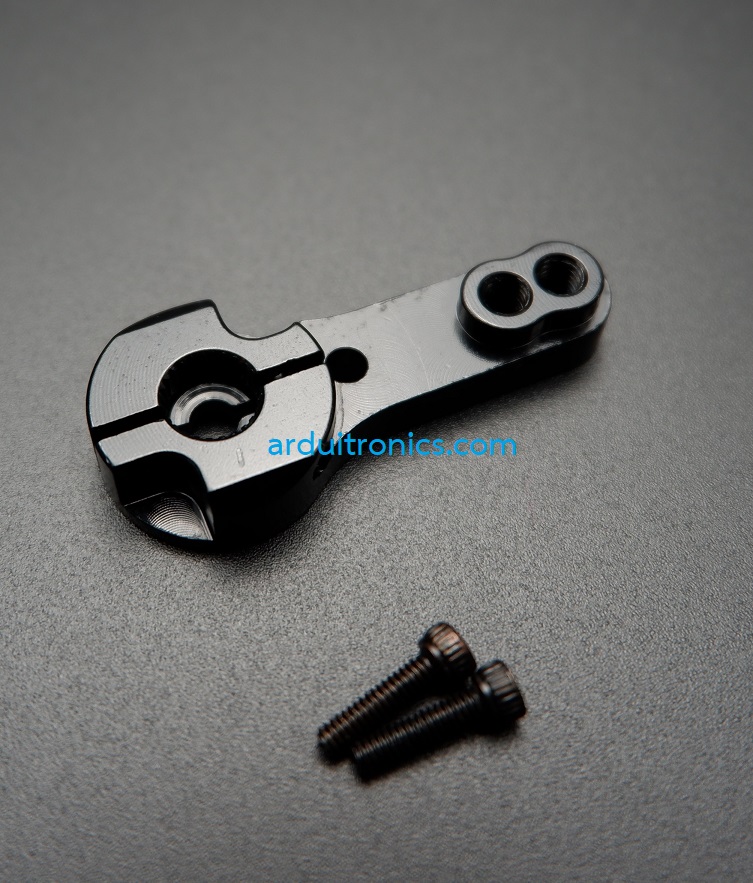 25T (สีดำ) Servo Metal Rocker (ใช้ได้กับ MG995 MG946R MG996R MG945 S3003)