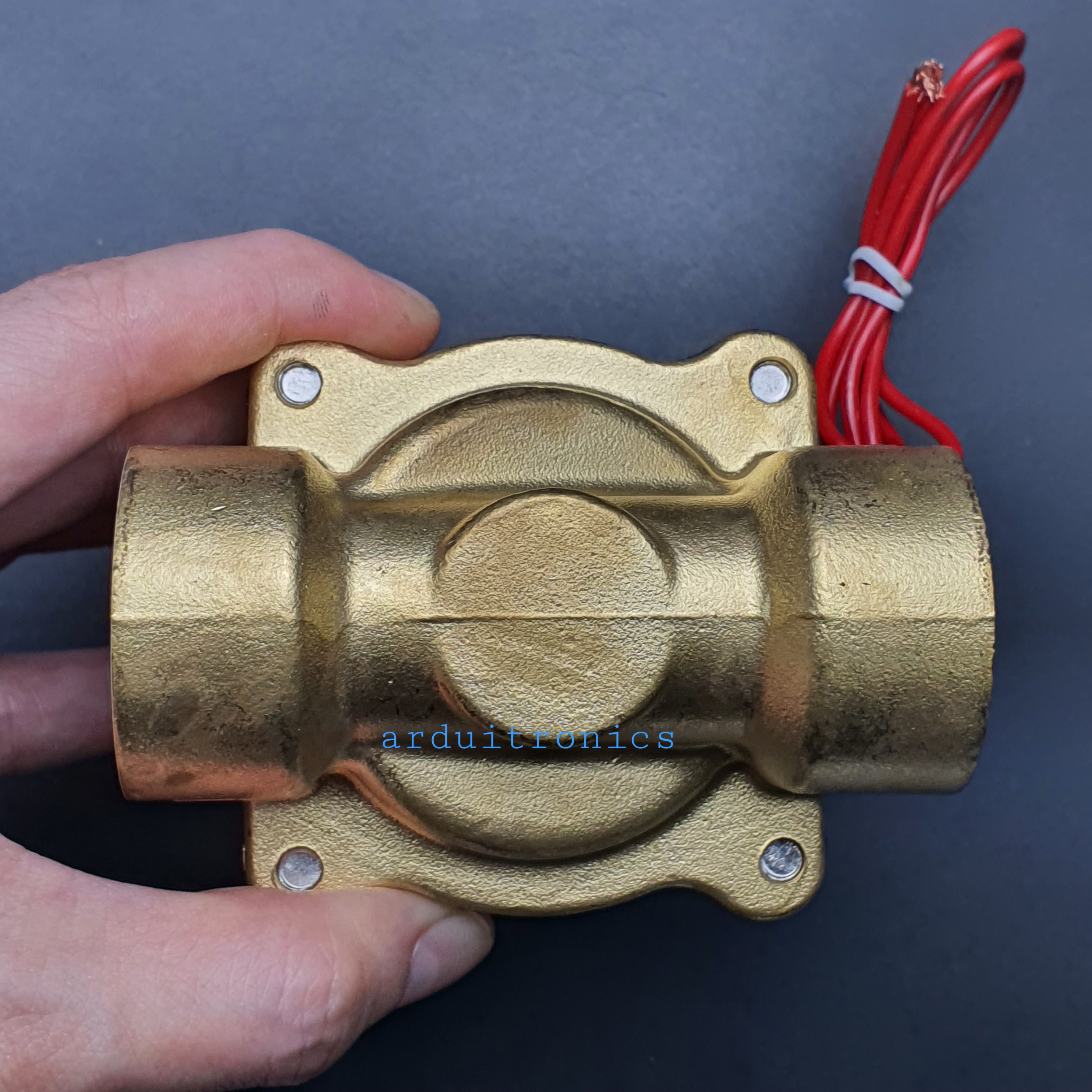 โซลินอยวาล์ว ทองเหลือง (Solenoid Valve Normally Closed) 8 หุน (1") 220VAC - ยี่ห้อ Senya 2W-250-25