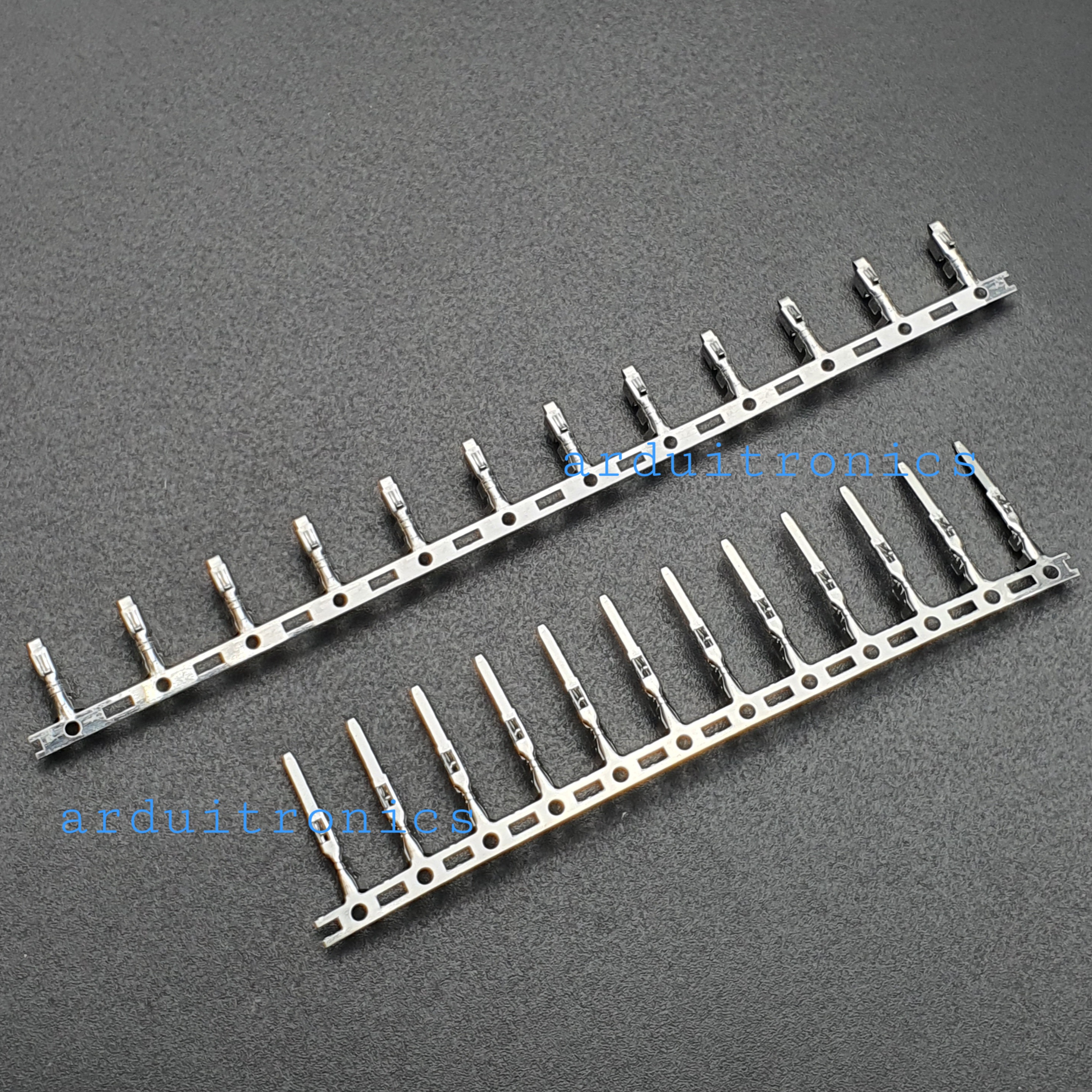 2.54mm 12 Pin Black Plastic Male Female JST-SM Housing Crimp Terminal Connector