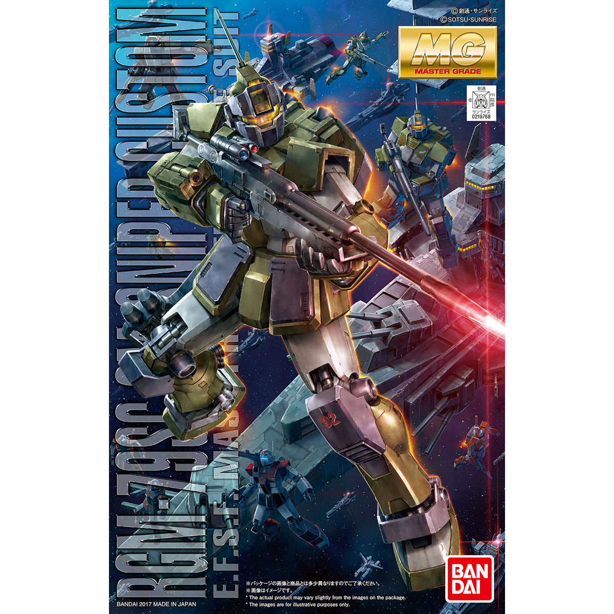 MG 1/100 RGM-79SC GM Sniper Custom