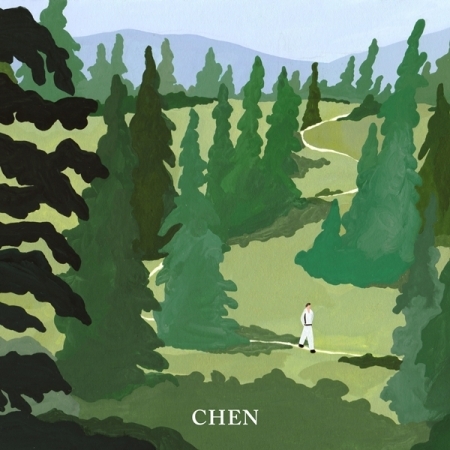 EXO : CHEN - Mini Album Vol.1 [April, and a flower] แบบ Kihno Album + โปสเตอร์ พร้อมกระบอกโปสเตอร์