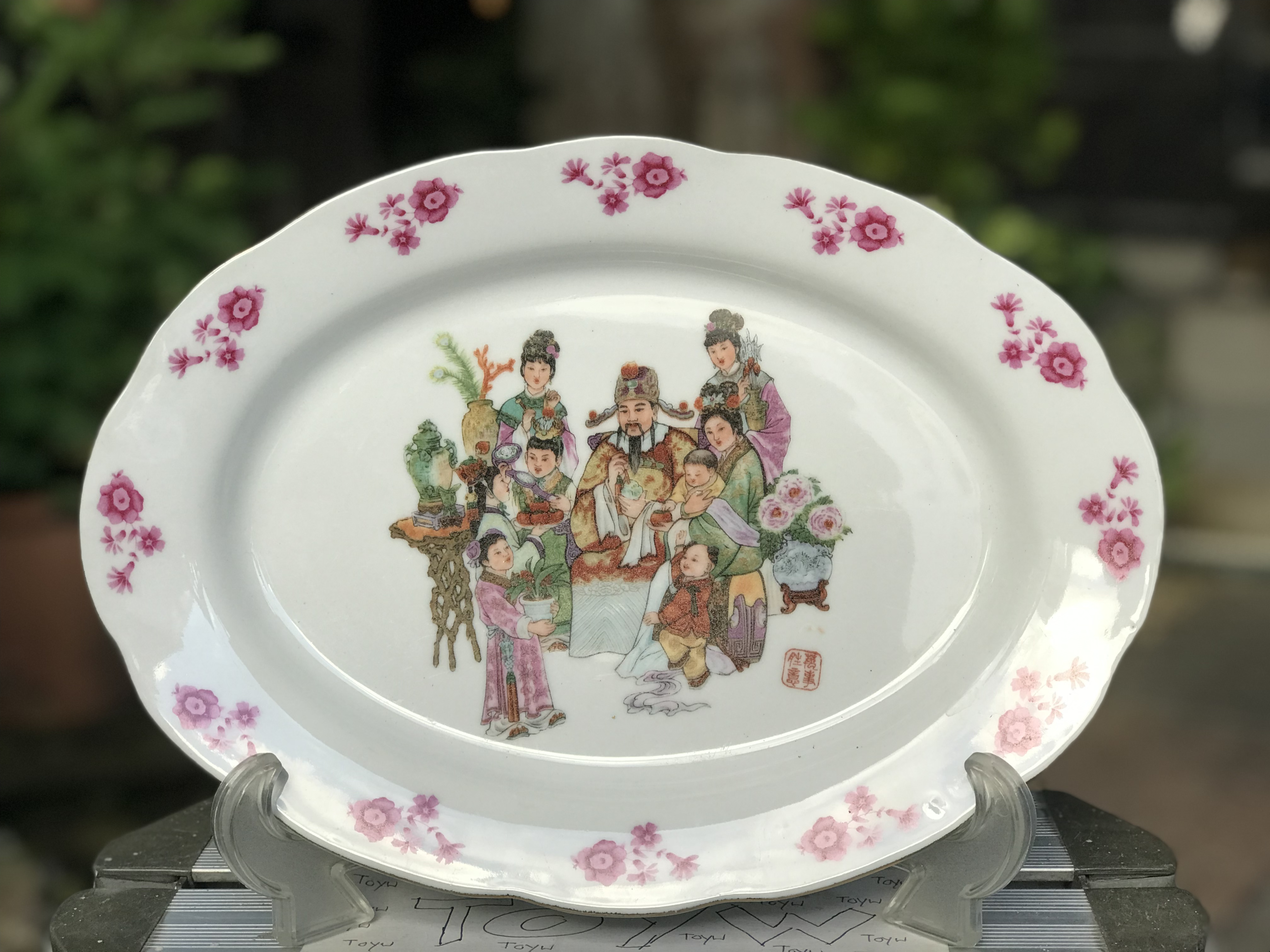 ใบละ 790 บาท งานเก่า จานเปล ลายสวยคมชัด ขนาด 12 นิ้ว มีหลายใบ