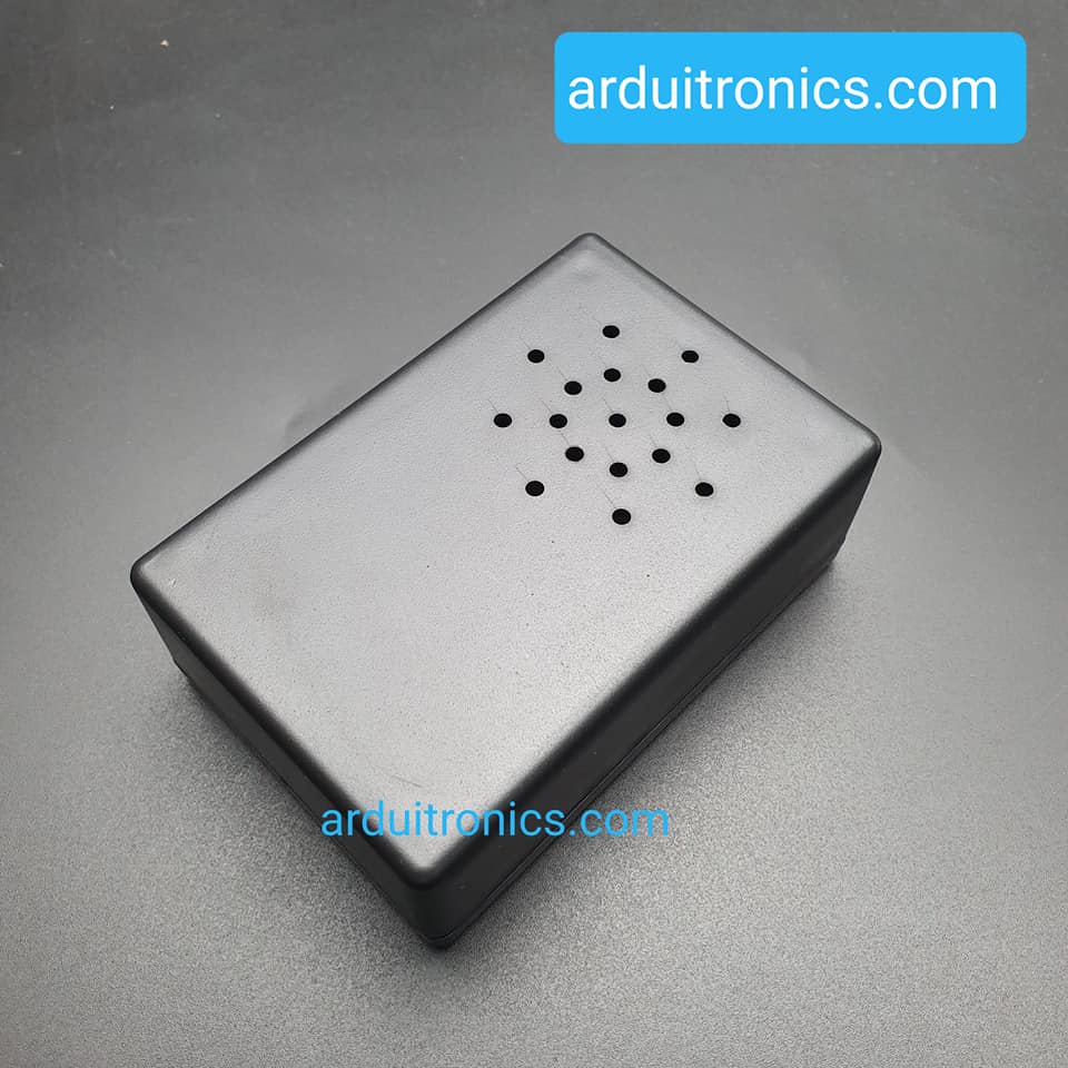 กล่องพลาสติกอเนกประสงค์ สีดำ ขนาด 70 x 105 x 39mm