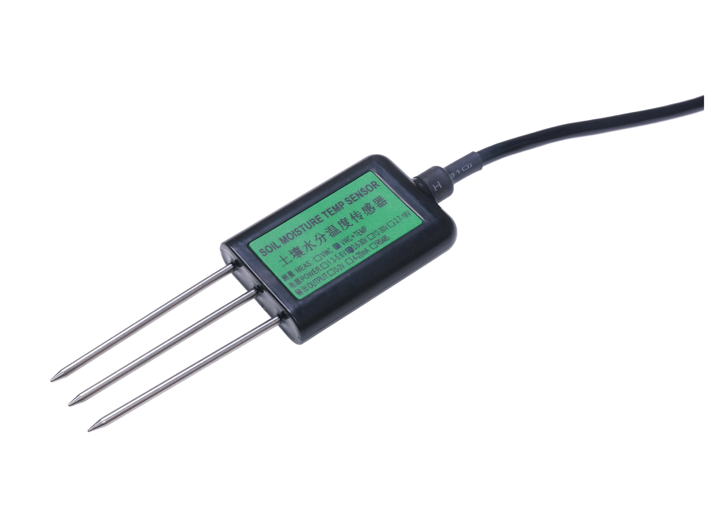 Industrial Soil Moisture & Temperature Sensor MODBUS-RTU RS485, 0-2V Analog Voltage (S-Soil MT-02A) - แท้จาก seeedstudio