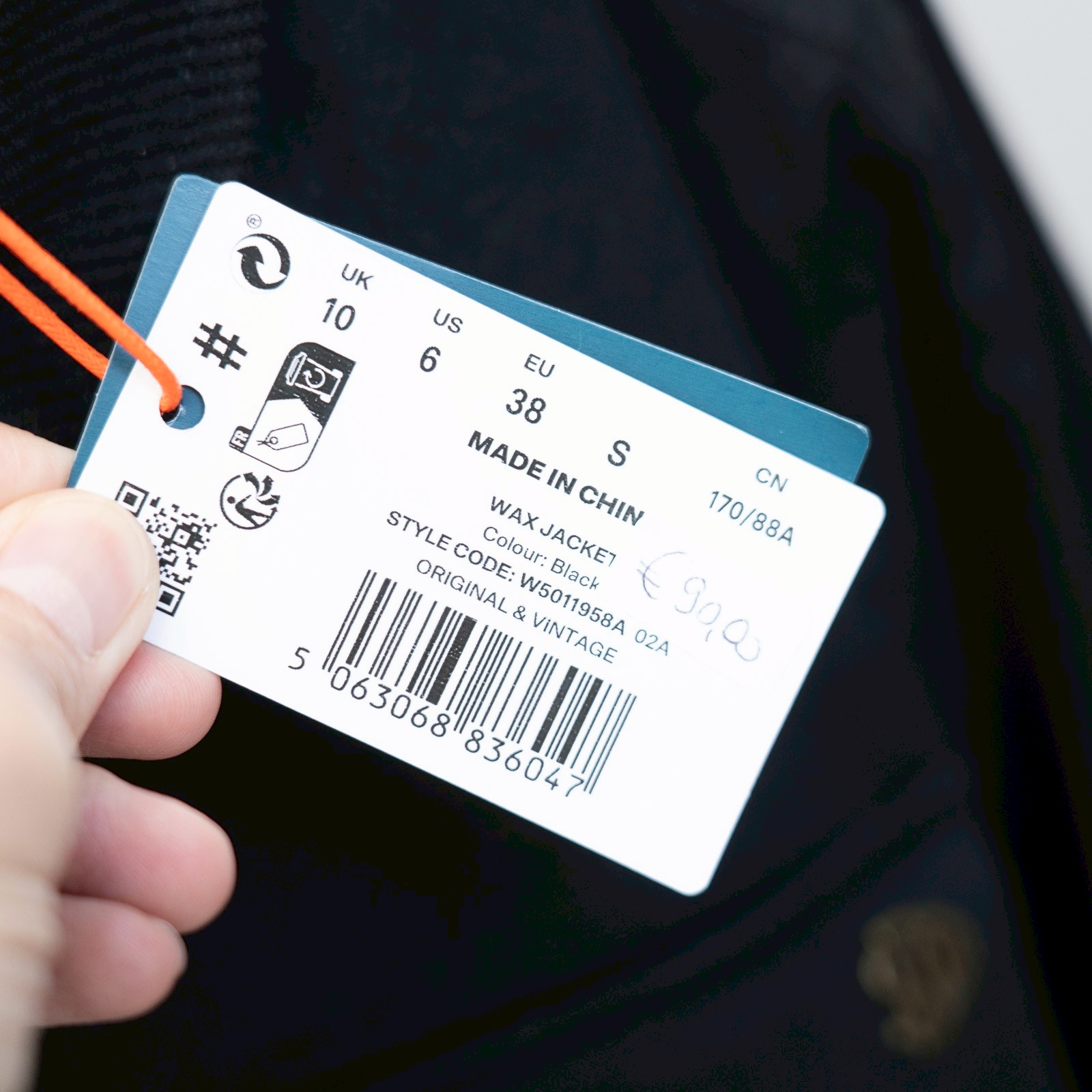 Superdry Wax Jacket – Black