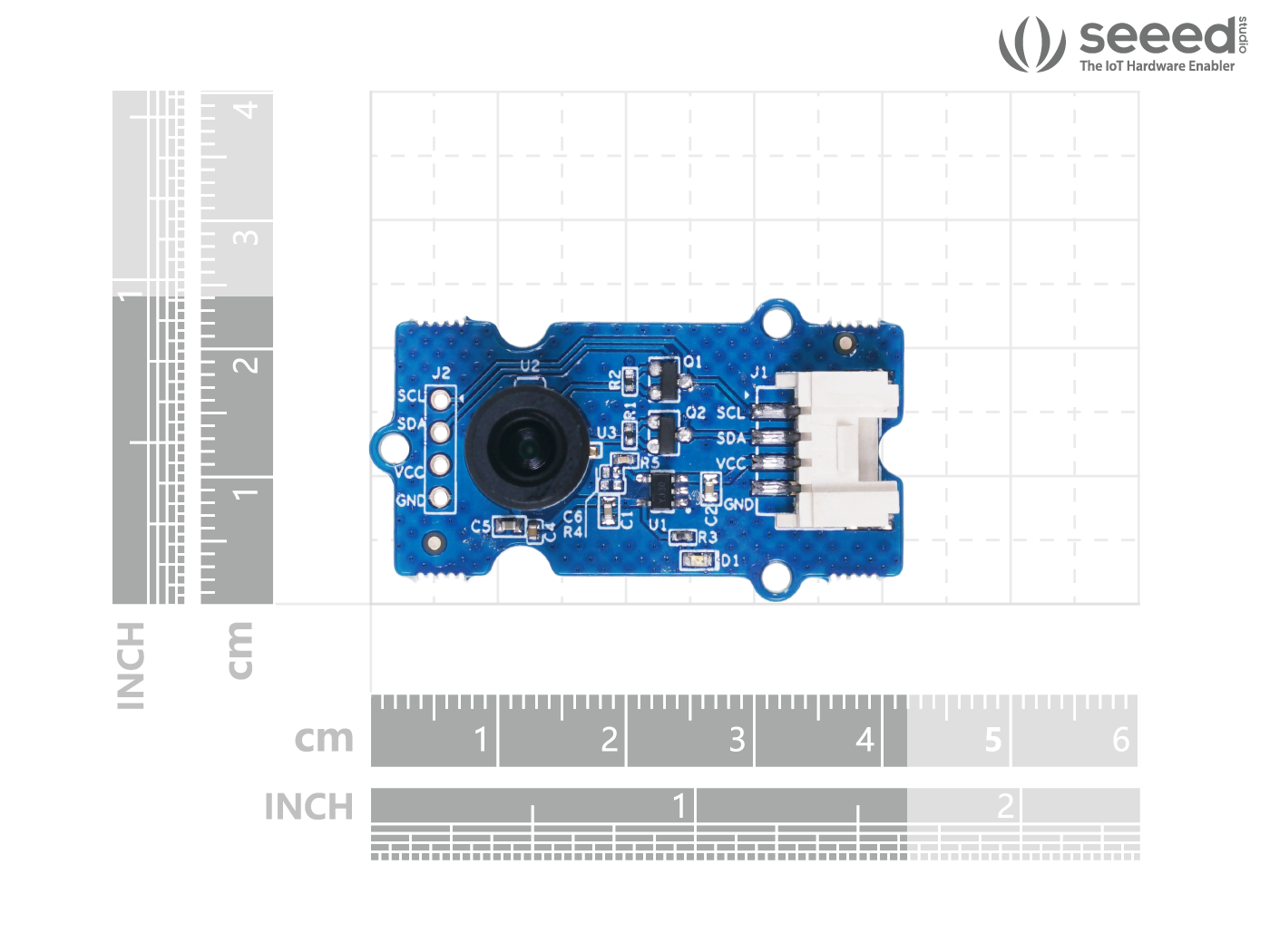 Grove - Single-Point Infrared Thermometer - MLX90614 DCI with 5° FOV (แท้จาก SeeedStudio)