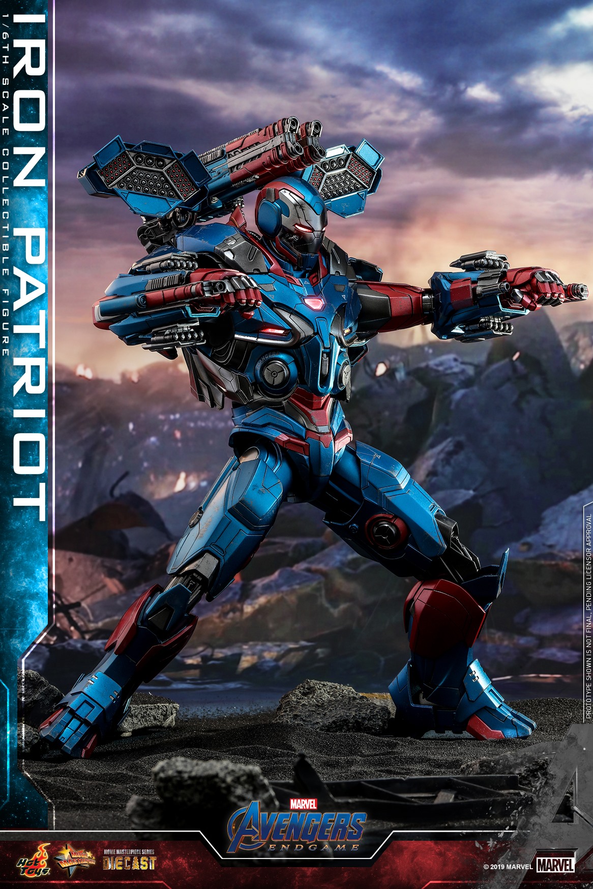 "Pre-Order" Hot Toys Avengers: Endgame - 1/6th scale Iron Patriot Collectible Figure