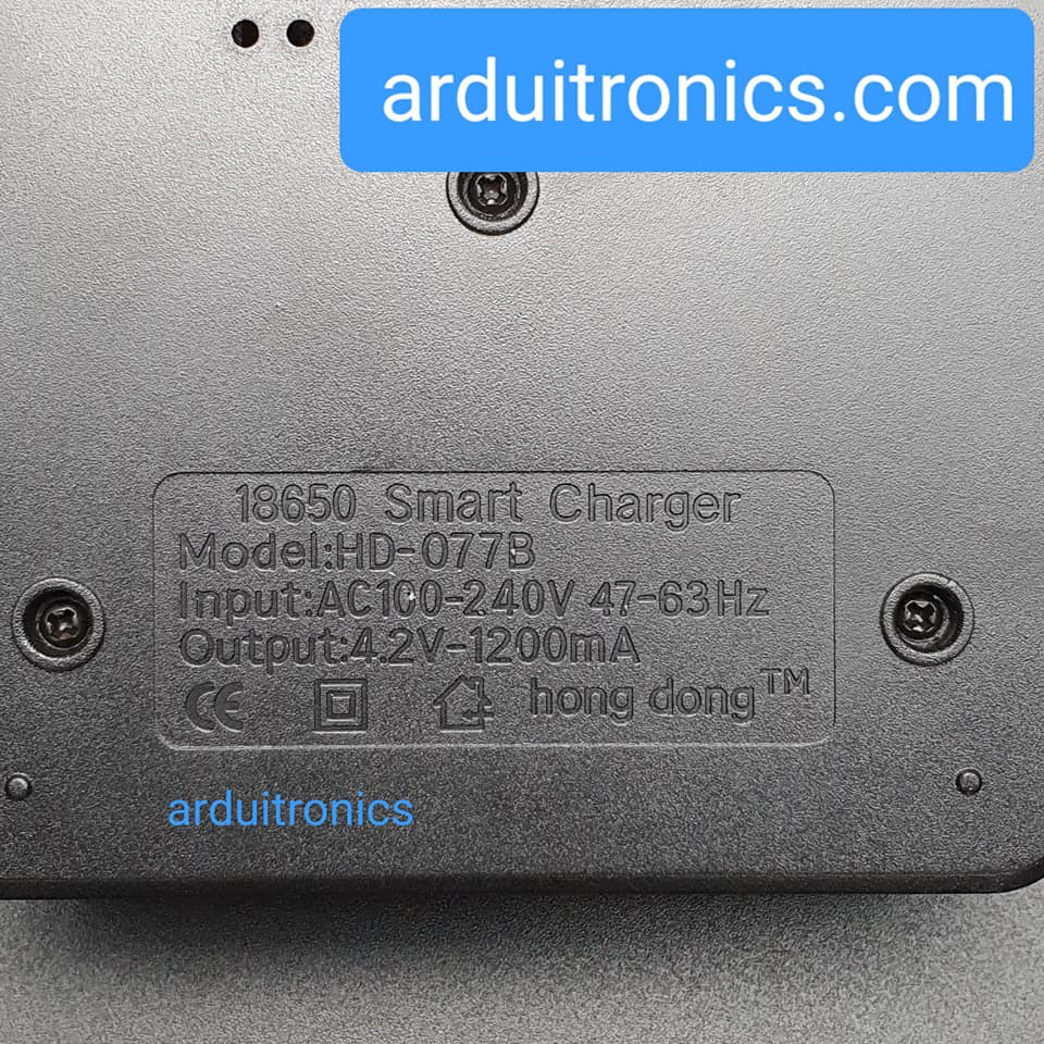 เครื่องชาร์จถ่าน 18650 3.7V 4 ก้อน